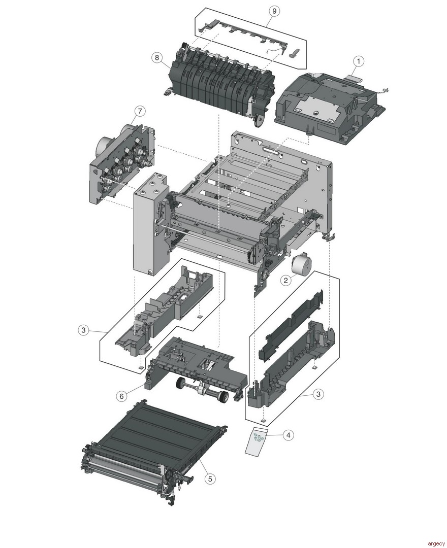 Lexmark CX310 CX317 CX410 CX417 CX510 CX517 XC2132 Parts Argecy